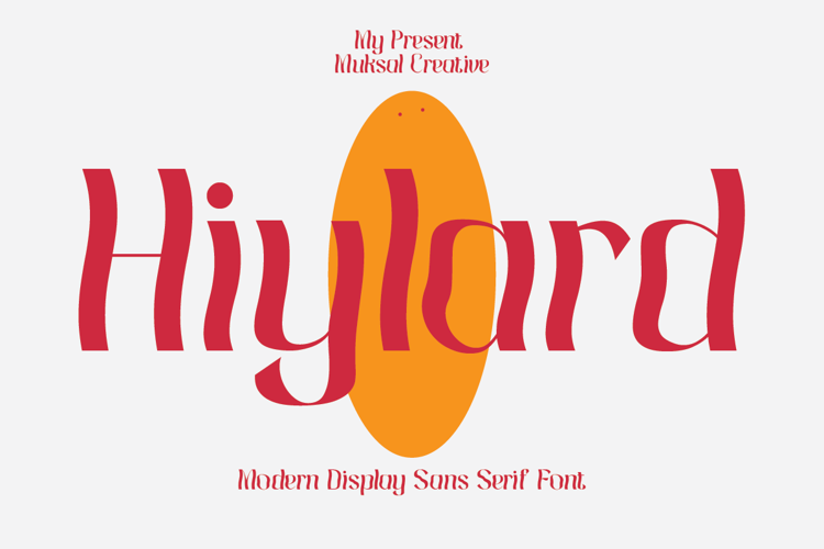 Hiylard Font website image