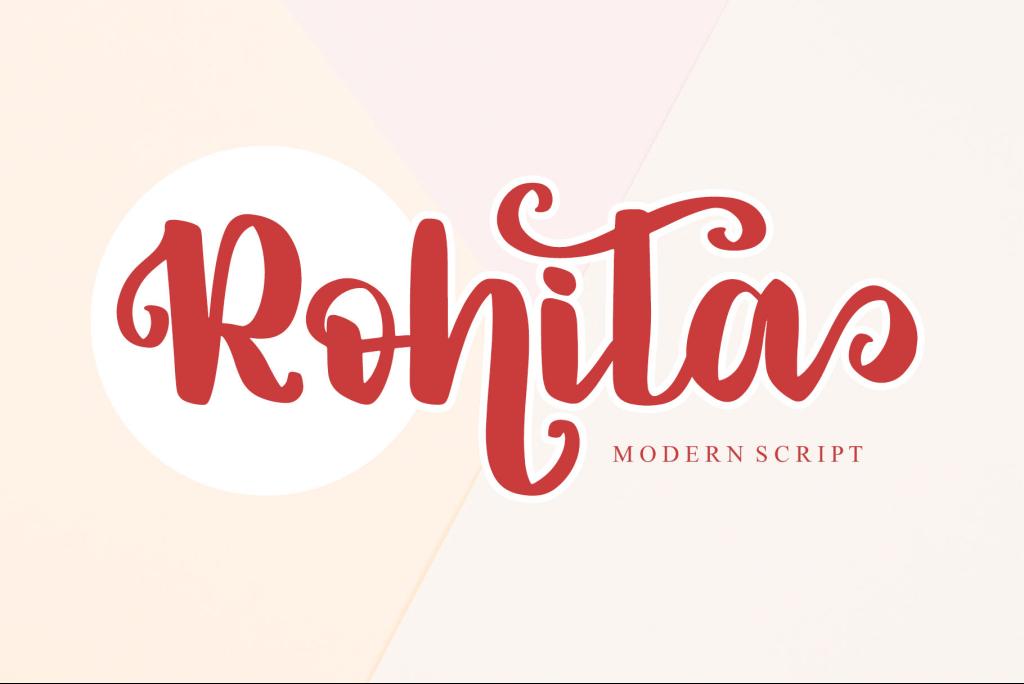 Rohita – Personal Use Font website image