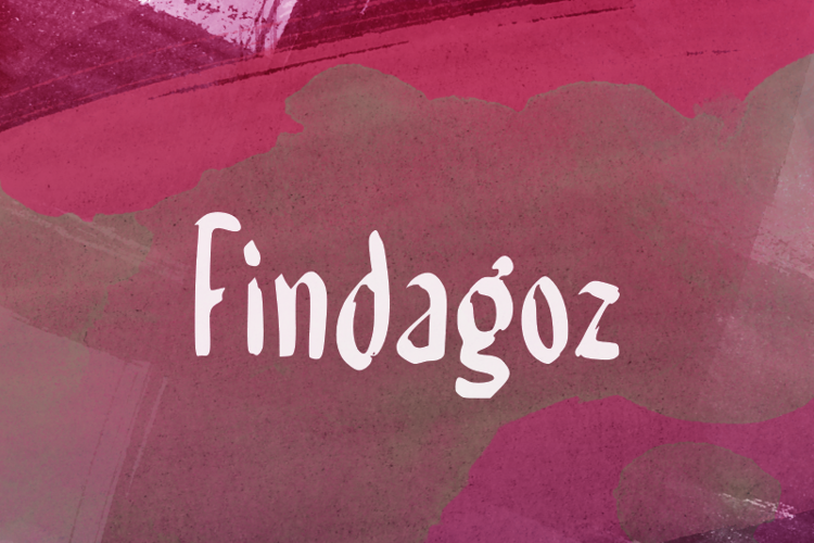 Findagoz Font website image