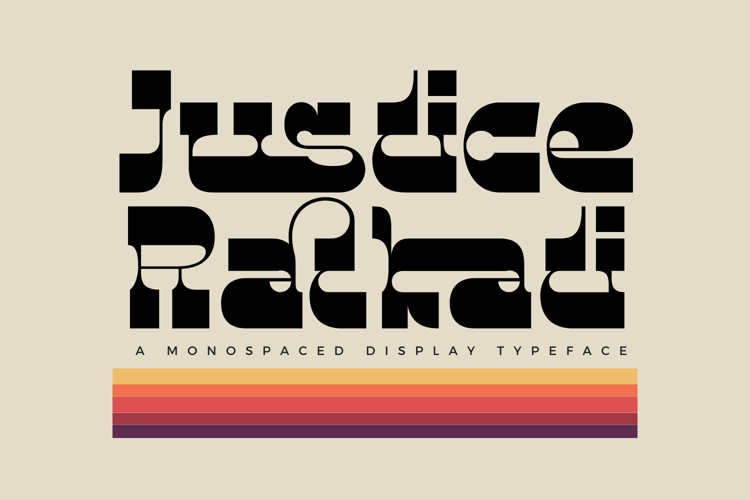 Justice Ratkati Font website image