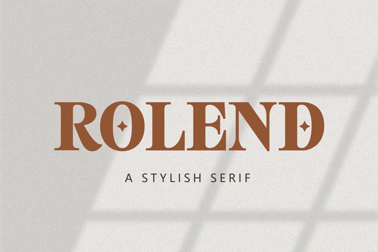 Rolend Font website image