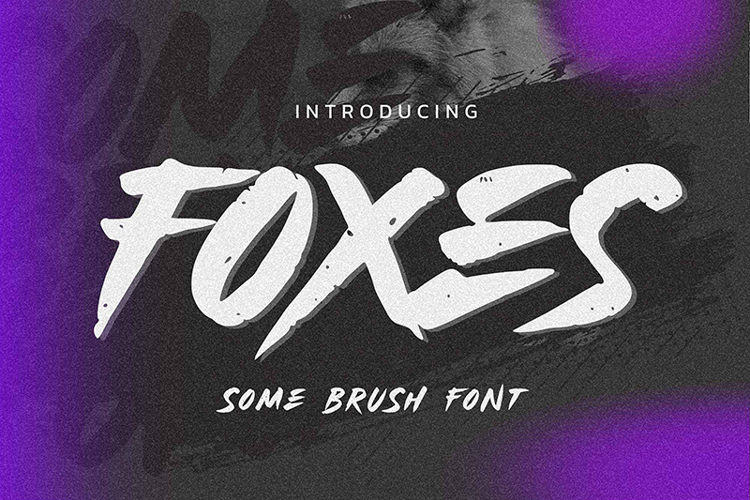 Foxes Font website image