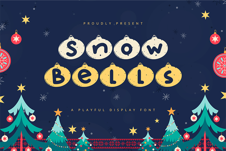 Snow Bells Font website image