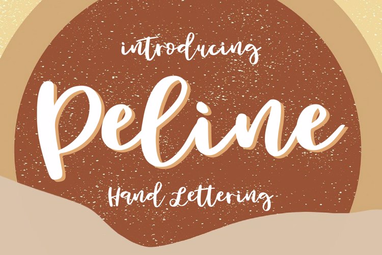 Peline Font website image