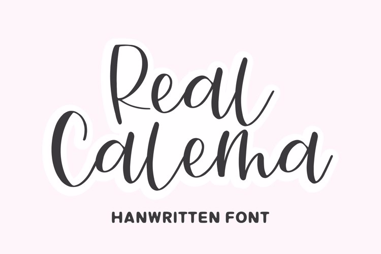 Real Calema Font website image