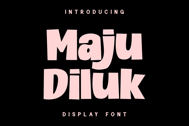 Maju Diluk Font website image