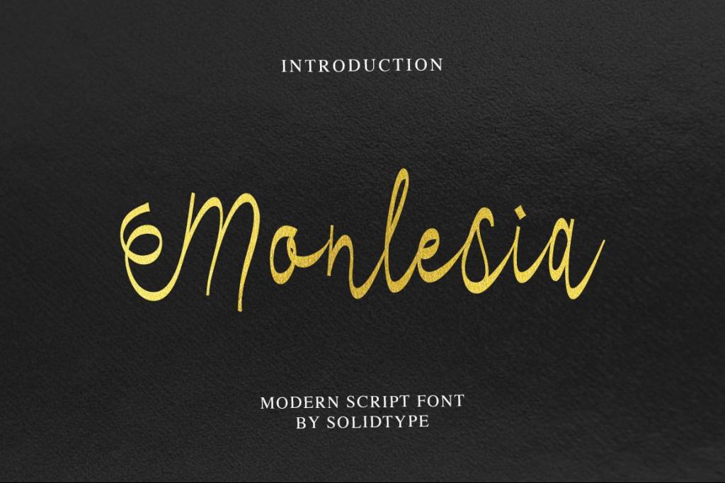 Monlesia Font website image