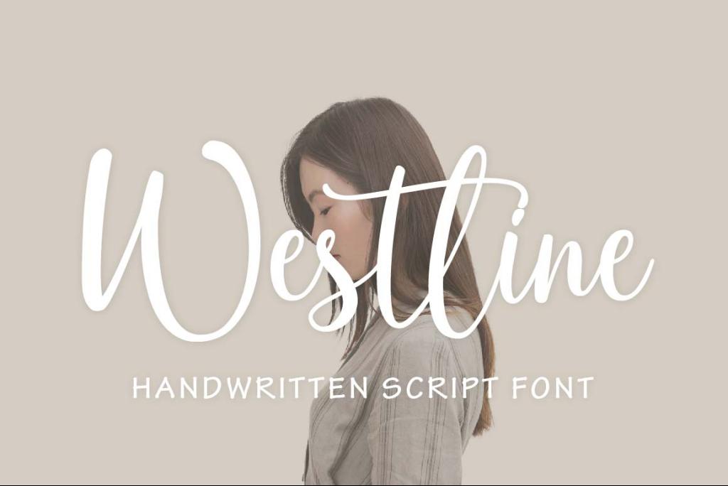 Westline Font website image