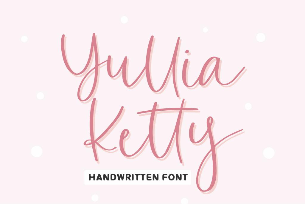 Yullia Ketty Font website image