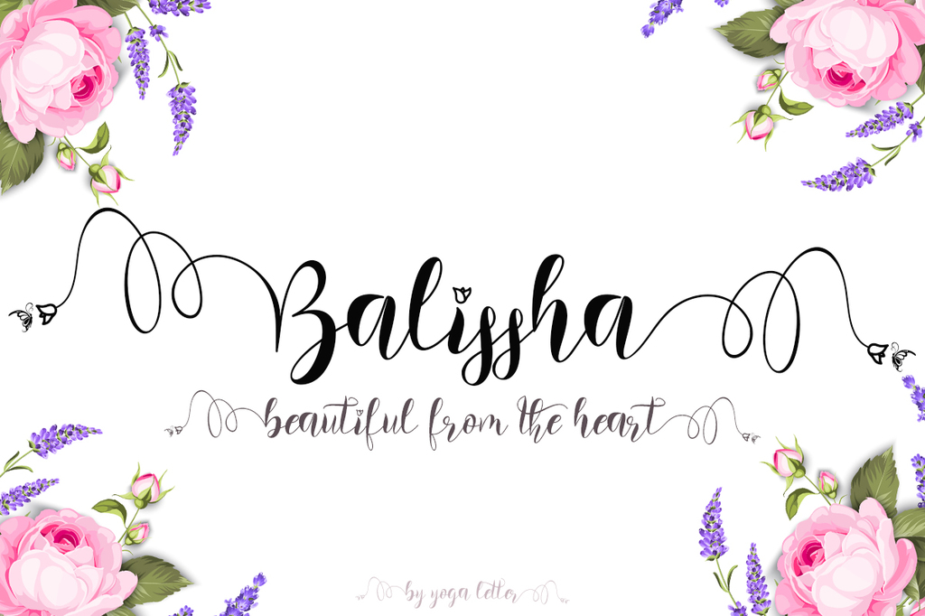 Balissha Font website image