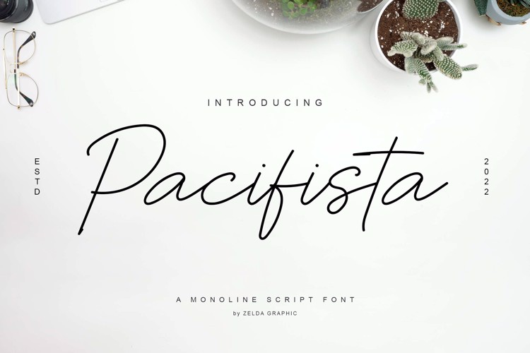Pacifista Font website image