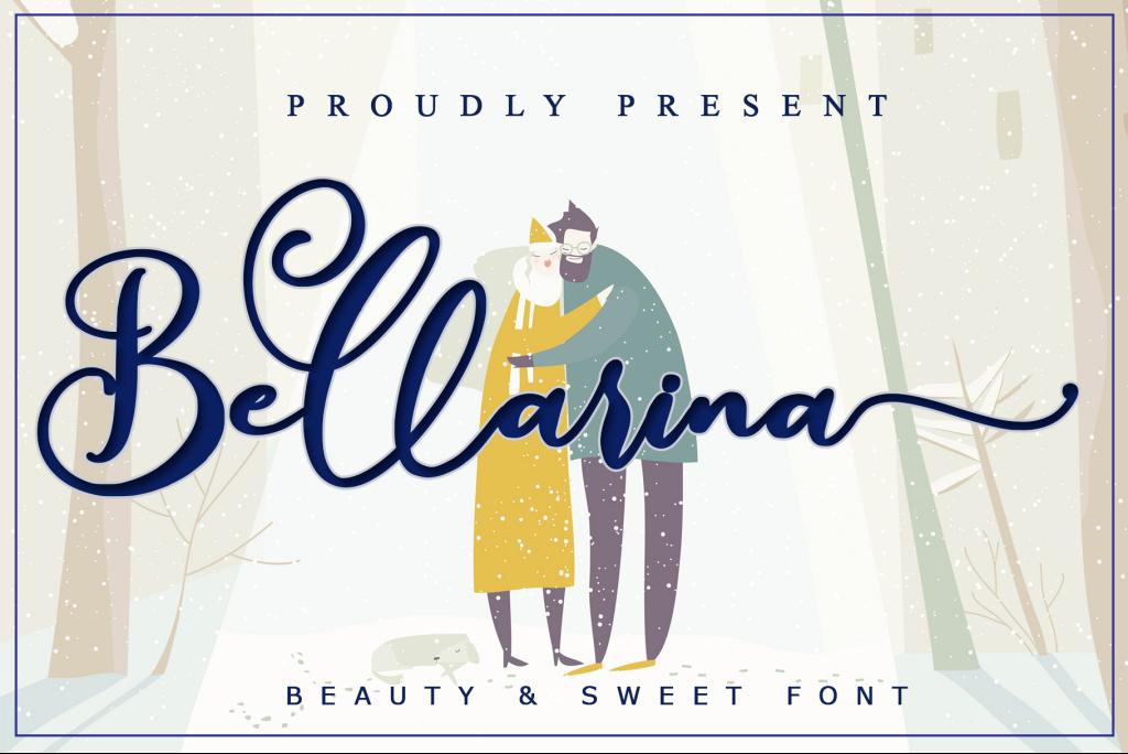 Bellarina Font website image