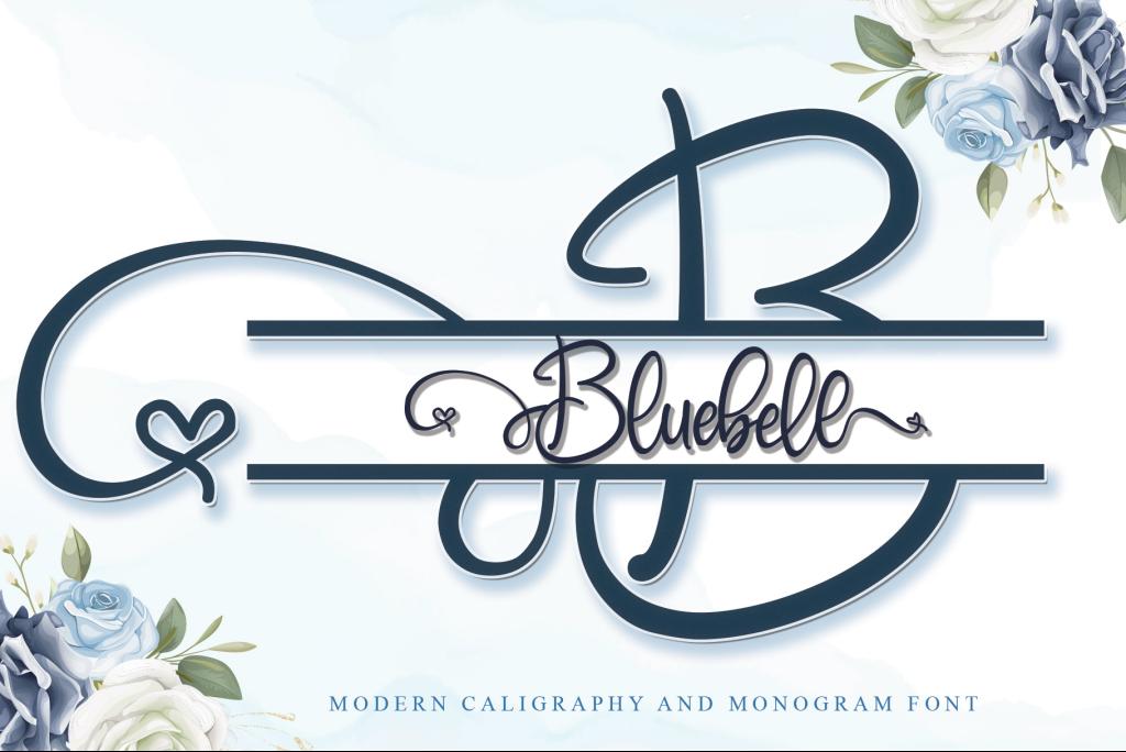 Bluebell Font website image