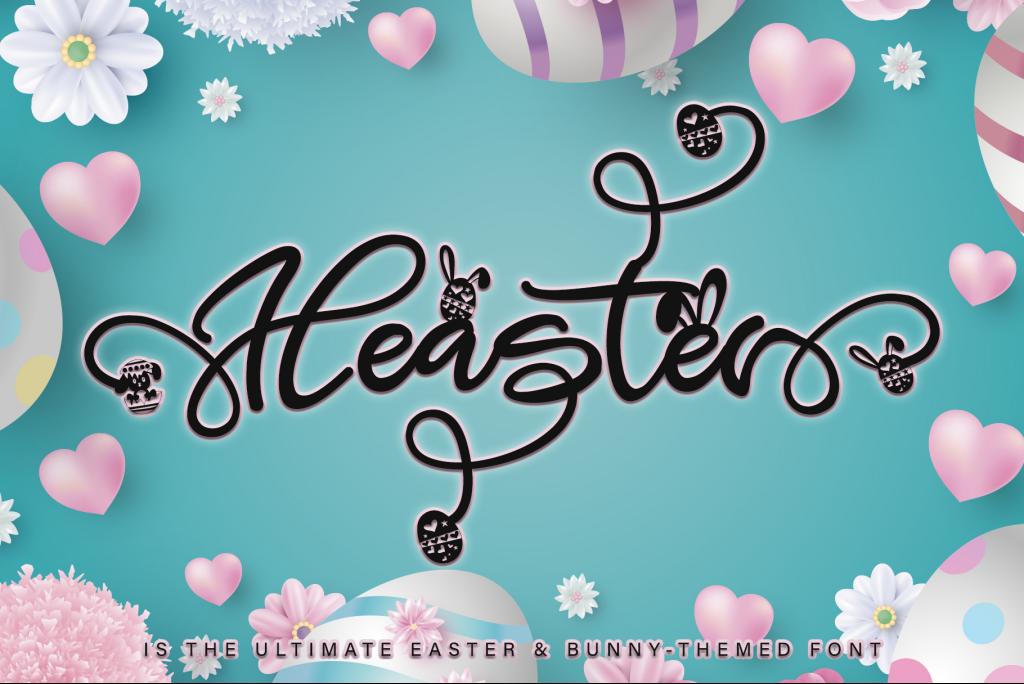 Heaster Font website image