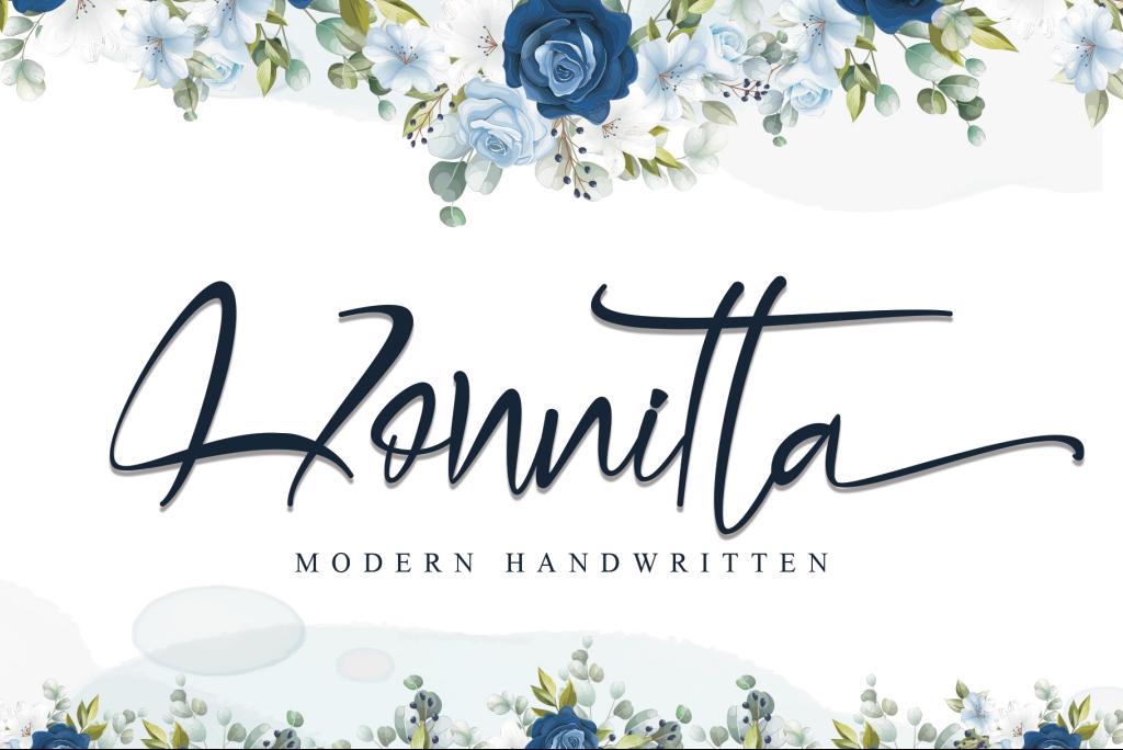 Honnitta Font website image