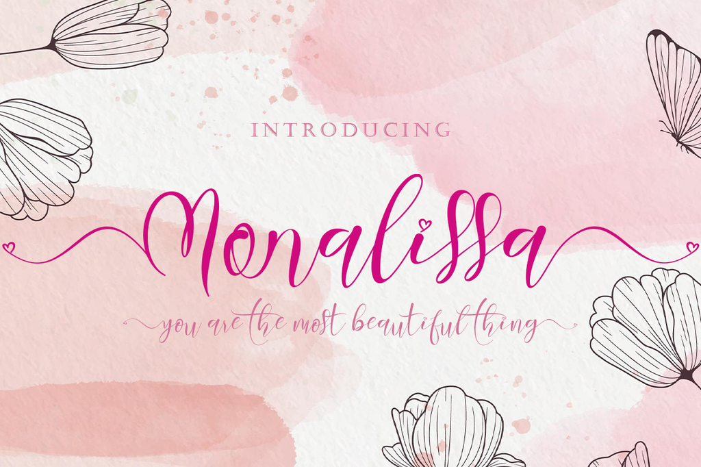 Monalissa Font website image