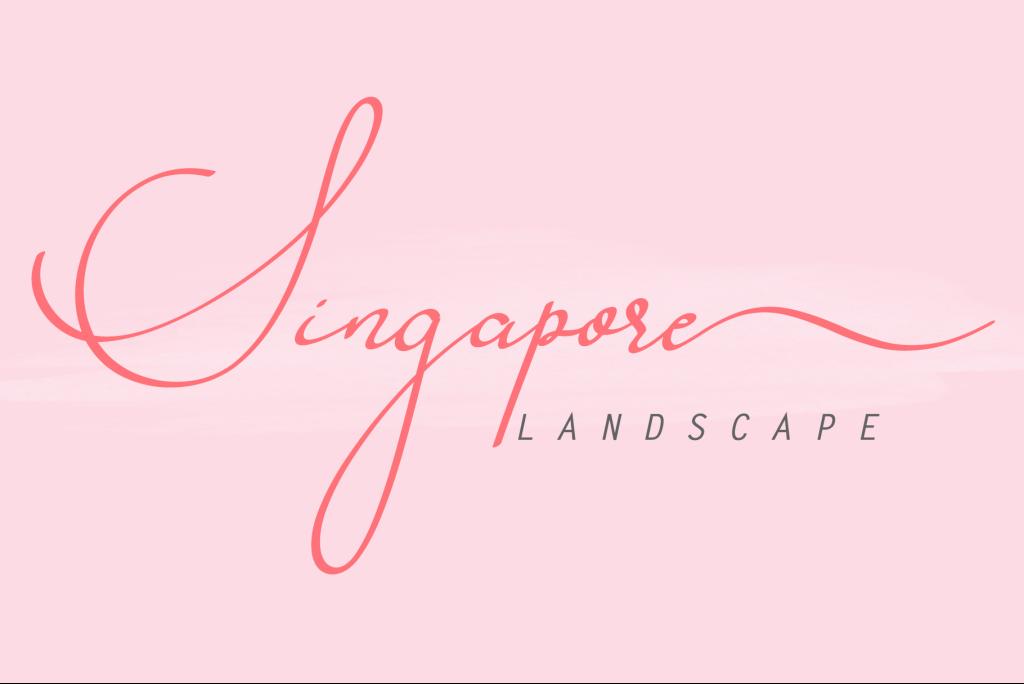 Singapore Landscape Font website image