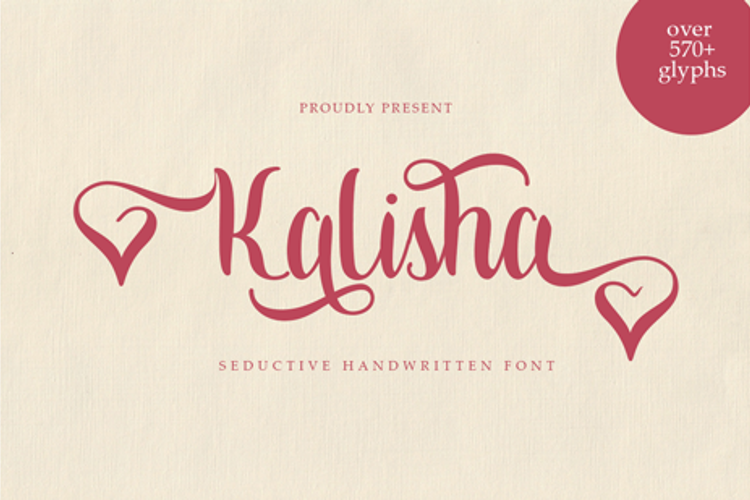 Kalisha Font website image