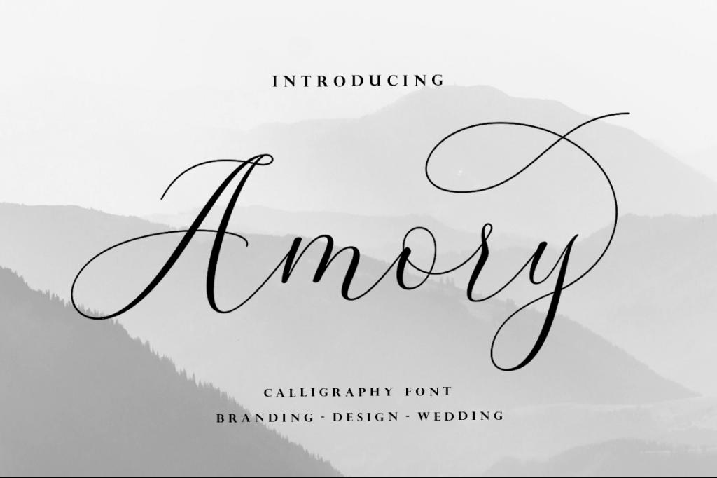 Amory Font website image