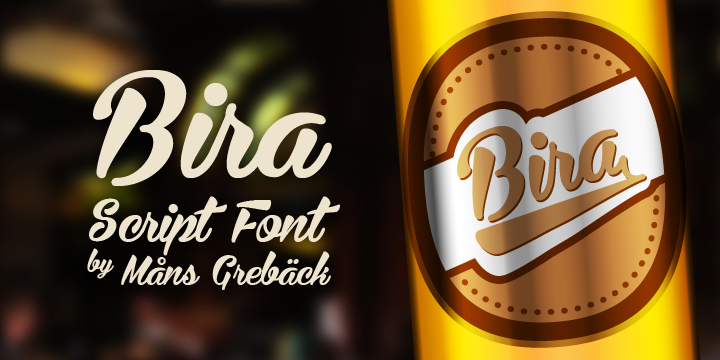 Bira PERSONAL USE ONLY Font website image
