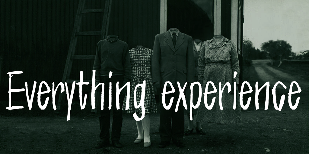 Everything experience Font website image