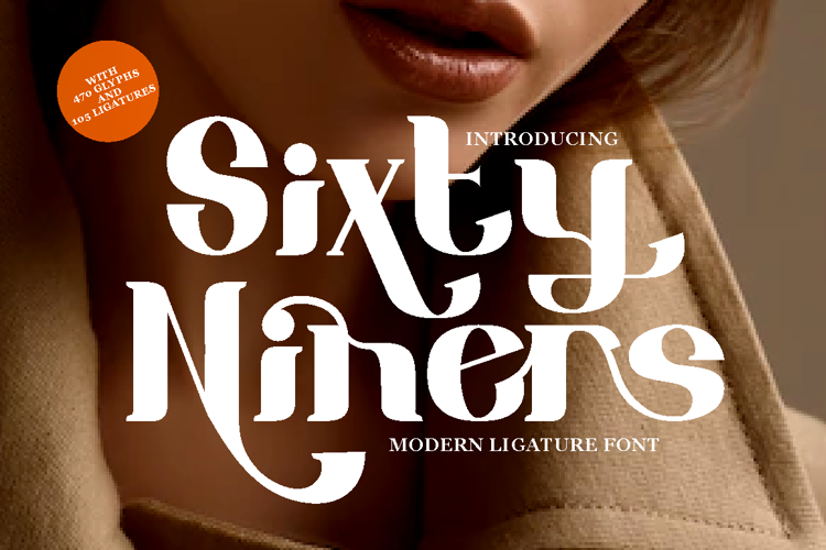 Sixty Niners Font website image