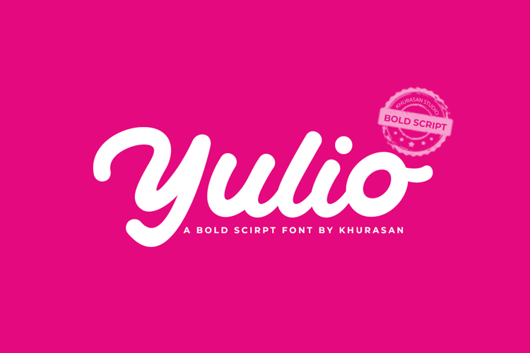 Yulio Font website image