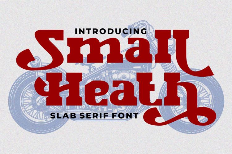 Small Heath Font website image