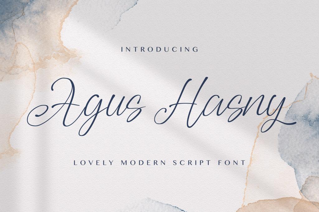 Agus Hasny Font website image