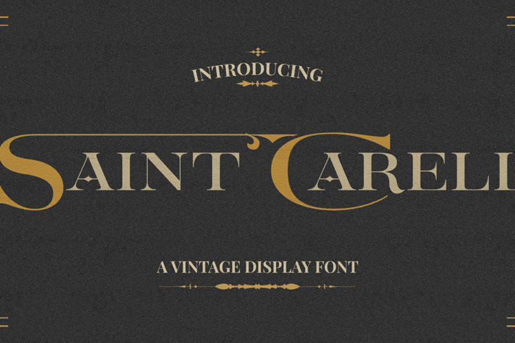 Saint Carell Font website image