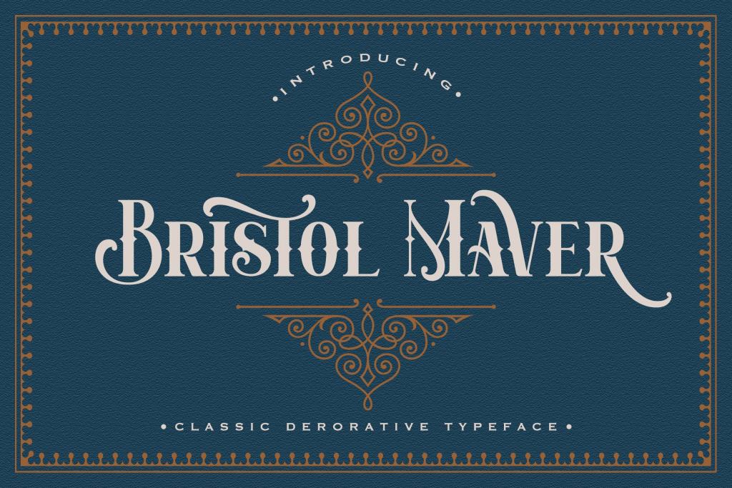 Bristol maver Font website image