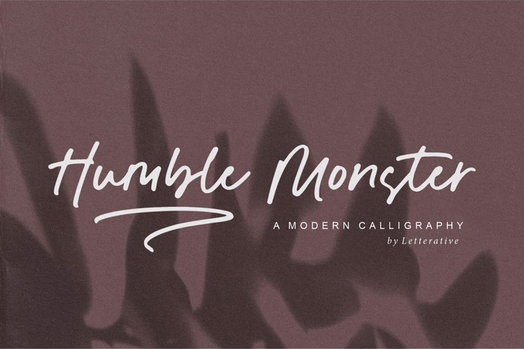Humble Monster Font website image