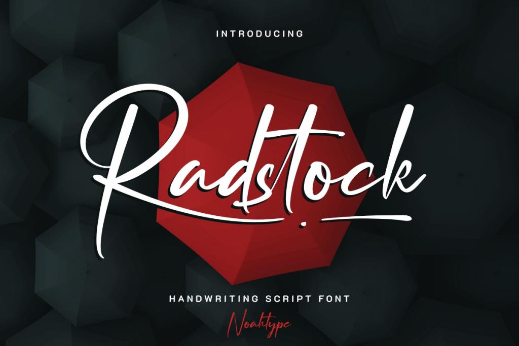 Radstock Demo Font website image