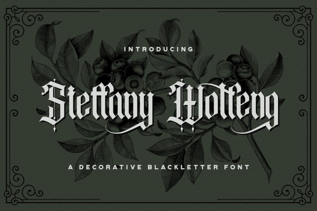 Steffany wolfeng Font website image