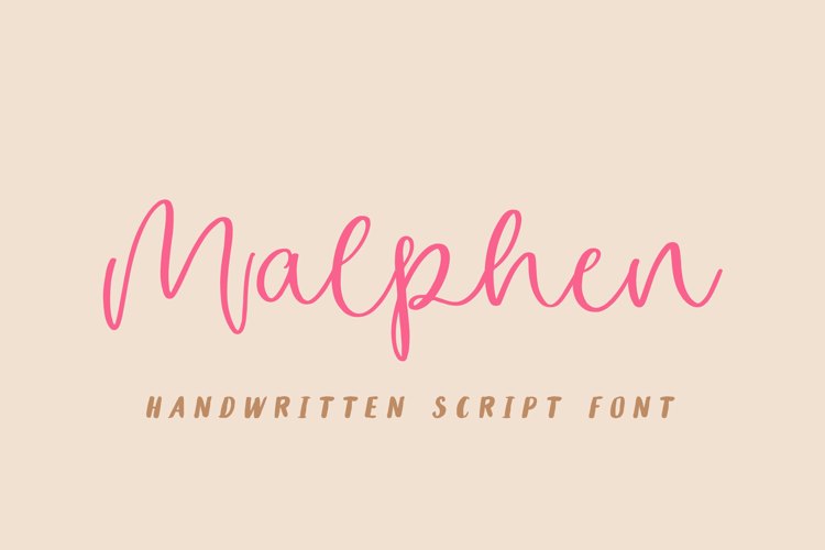 Malphen Font website image