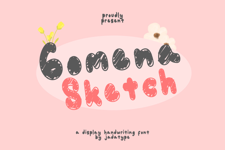 Gomena Sketch Font website image