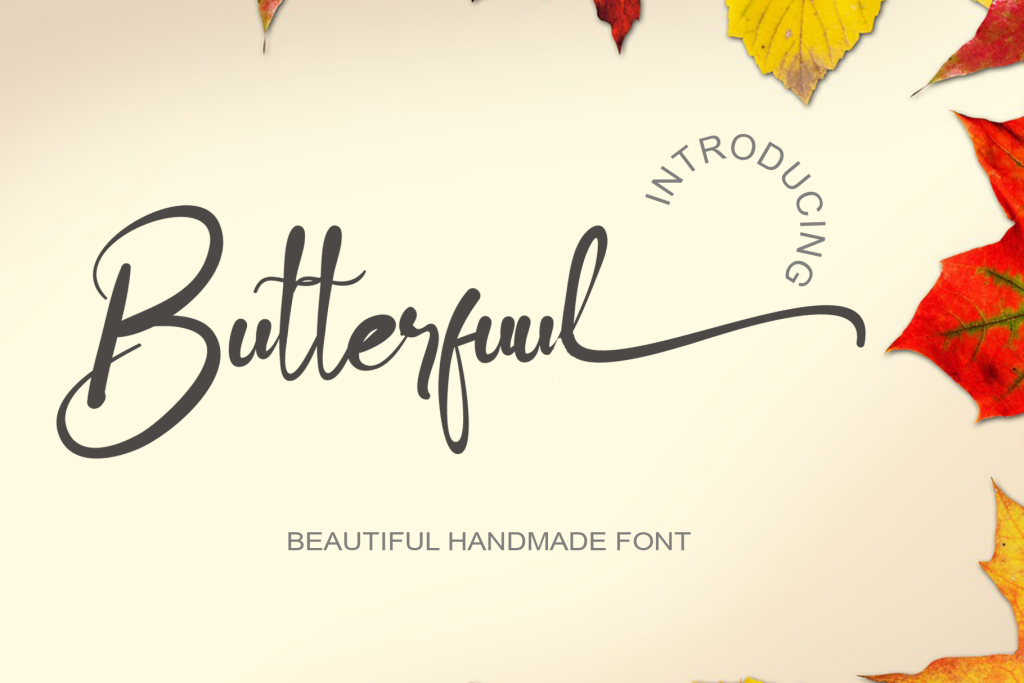 Butterfuul Font website image
