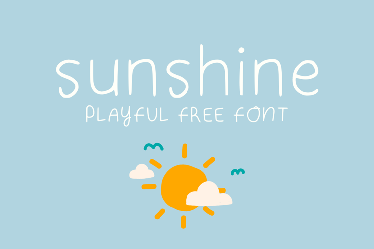Sunshine Font website image
