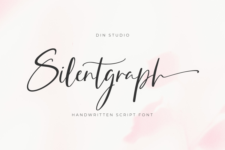 Silentgraph Font website image