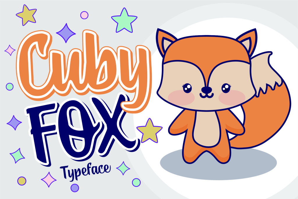 Cuby Fox Font website image