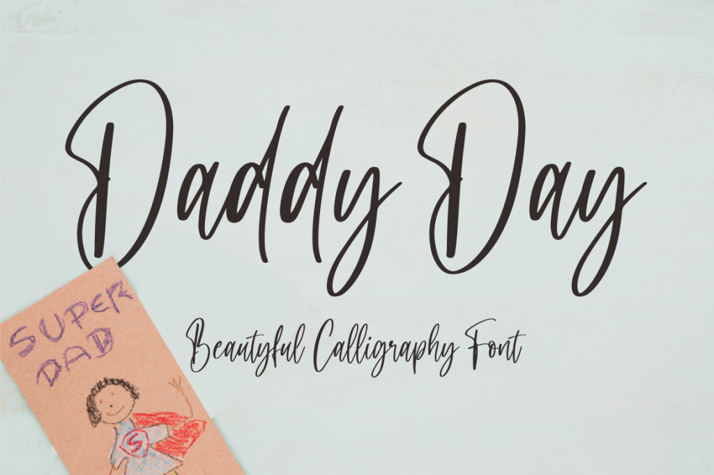 Daddy Day Font website image
