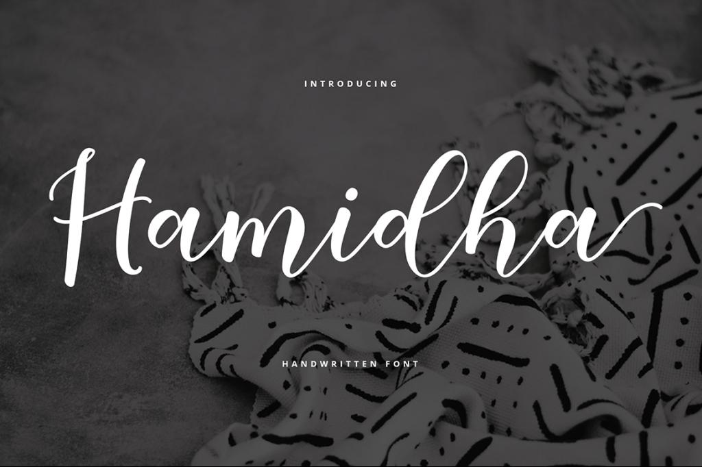 Hamidha Font website image