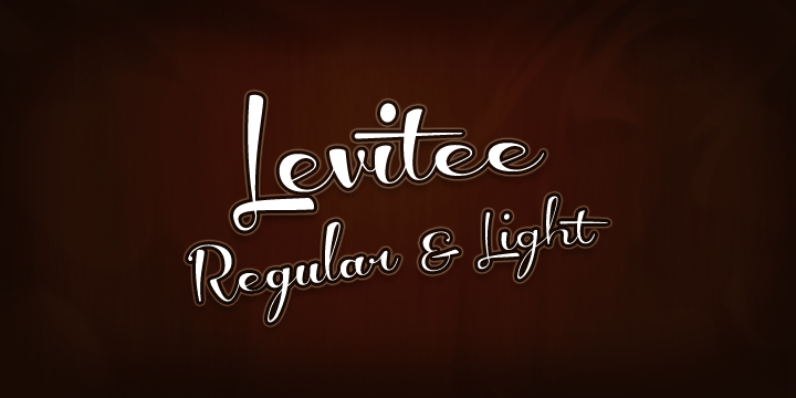 Levitee Demo Font website image