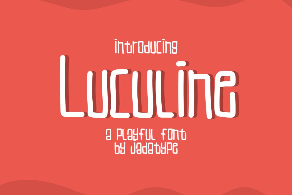 Luculine Font Family website image