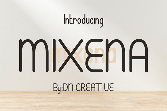 Mixena Font website image