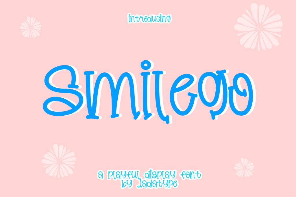 Smilego Font Family website image