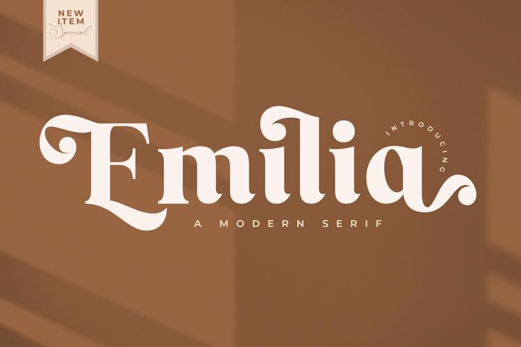 Emilia Font website image