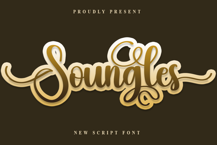 Soungles Font website image