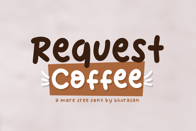 Request Coffee Font website image