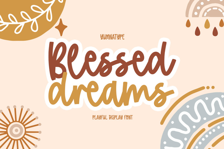 Blessed Dreams Font website image